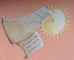 Orologio solare a Rivarolo Canavese