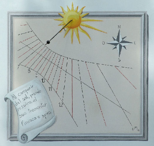 Orologio solare a Strambinello